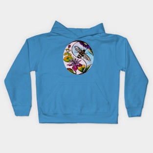 Bees &Flowers Kids Hoodie